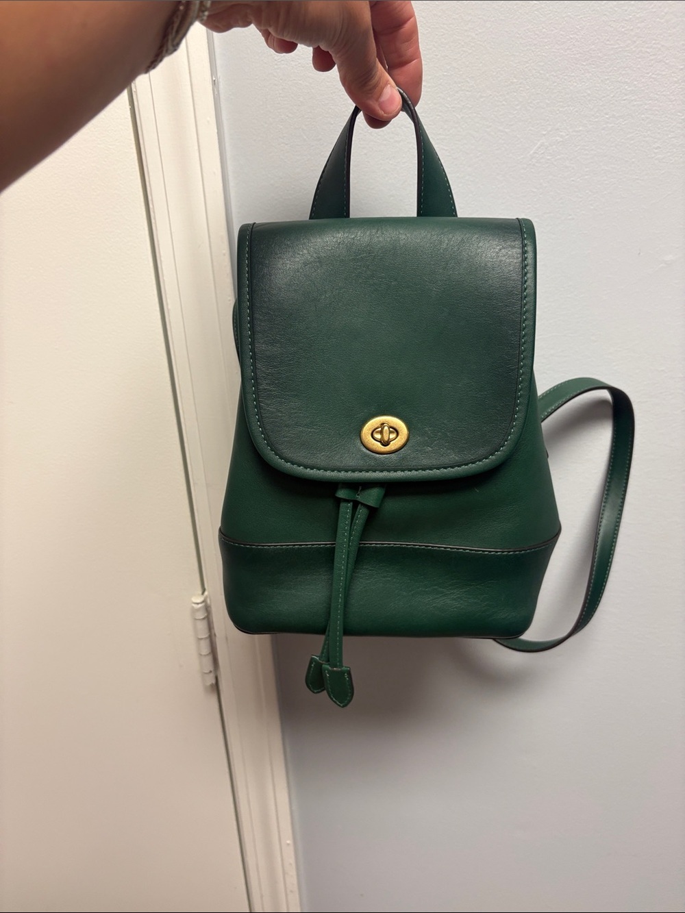 Limited edition Coach Turnlock Backpack style# 3334